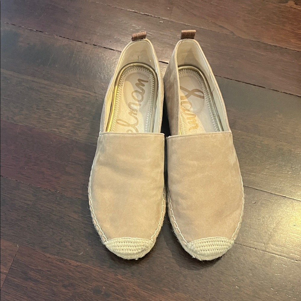 Sam Edelman Tan Espadrille Flats